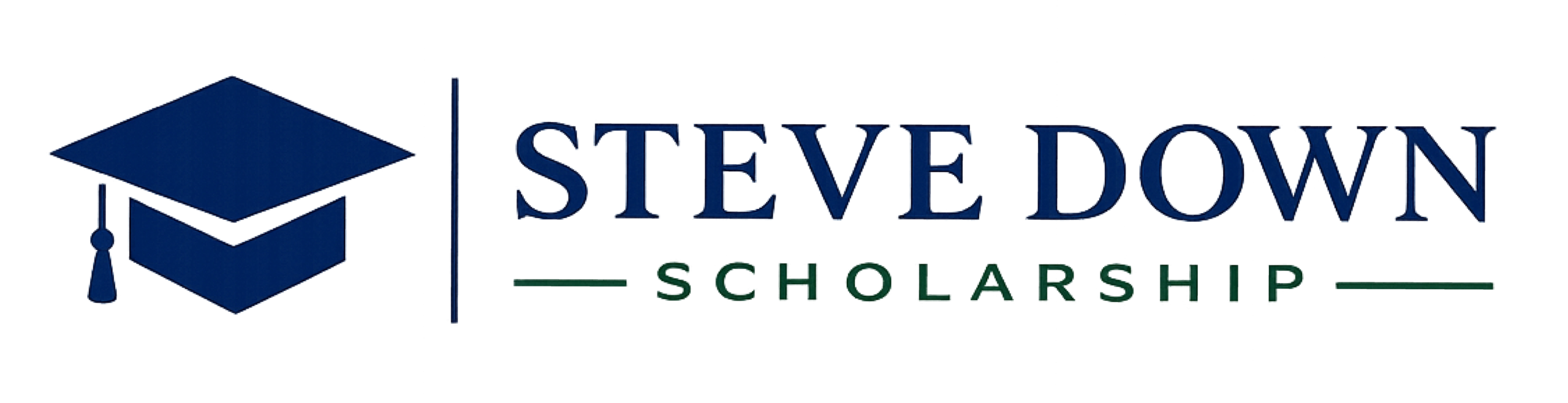 Steve Down Scholarship logo promoting educational scholarships for college and university students seeking financial assistance and academic success.